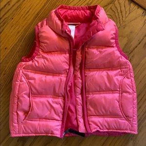 REI 2t pink down vest
